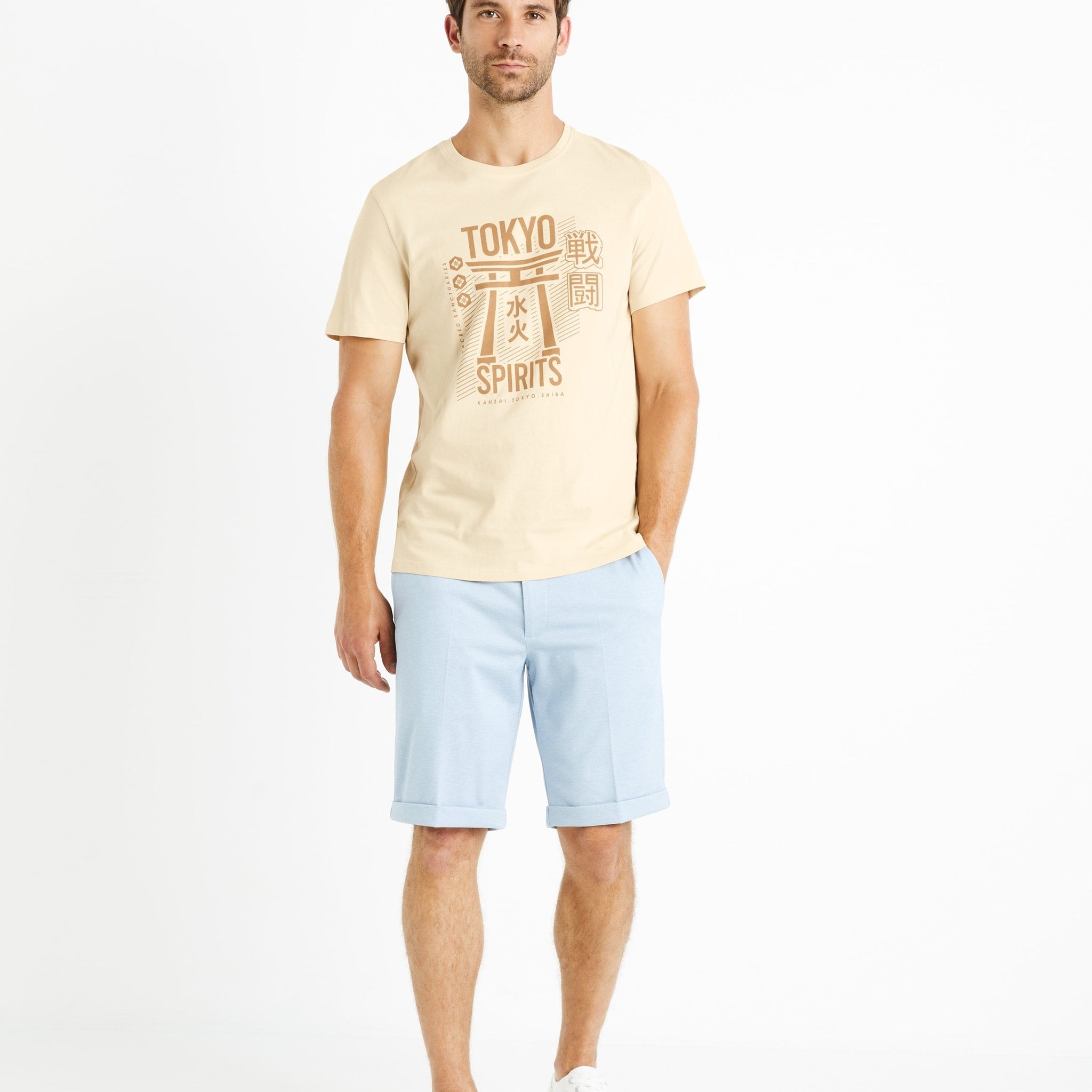 FERITA ECRU SS TSHIRT Celio