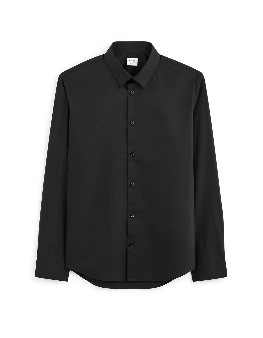 Masantalrg Black Long Sleeves Shirt Celio