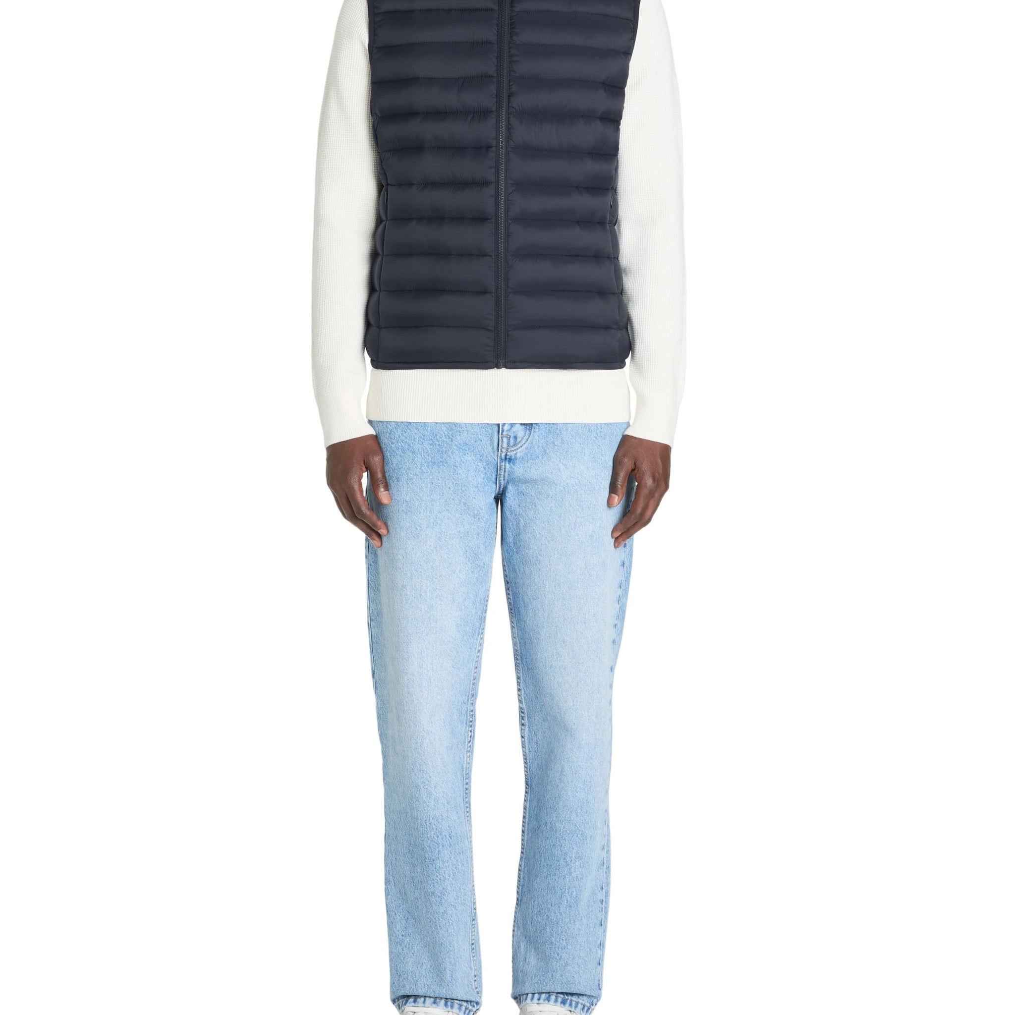 Fulock Navy Puffy Jacket Celio