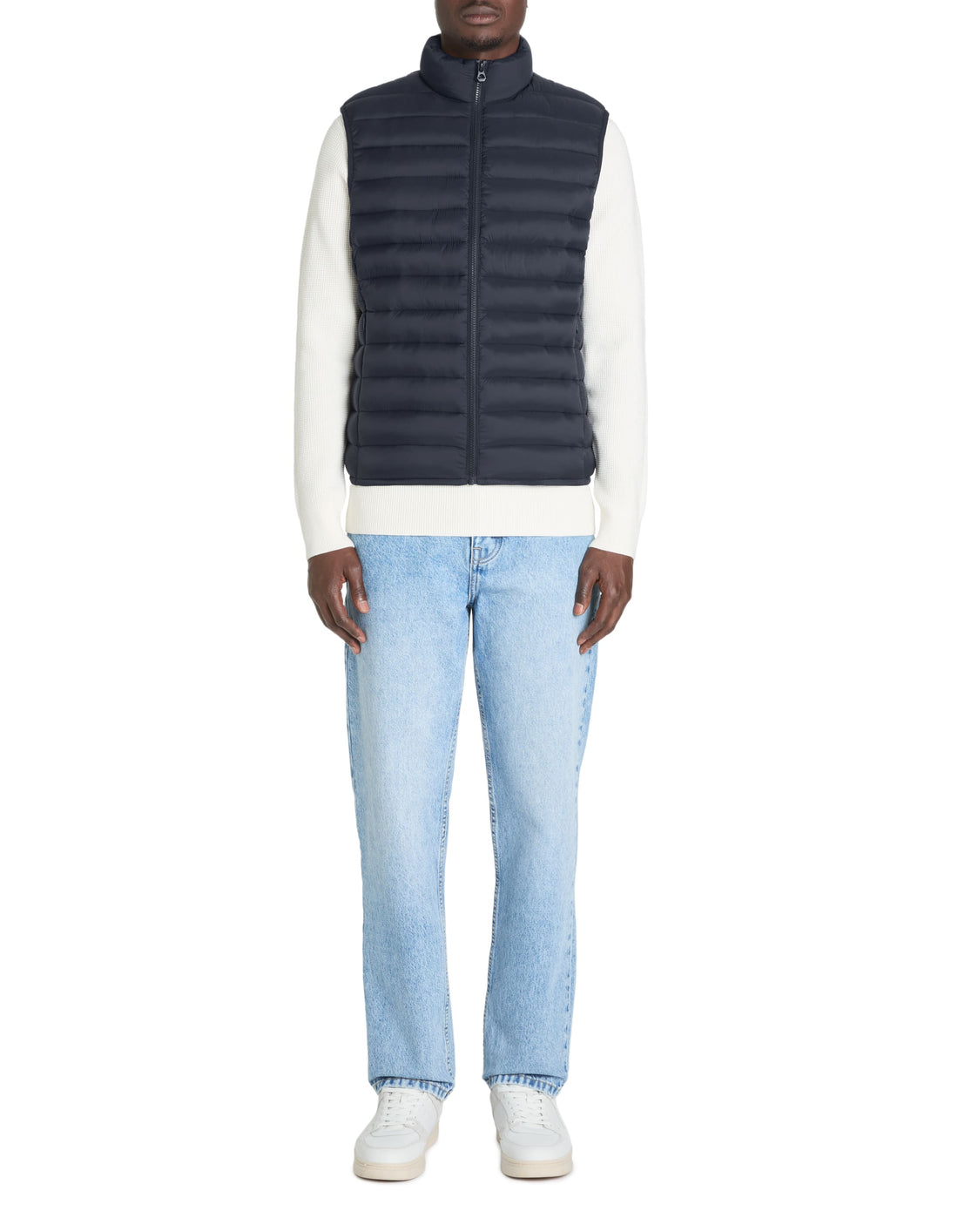 Fulock Navy Puffy Jacket Celio