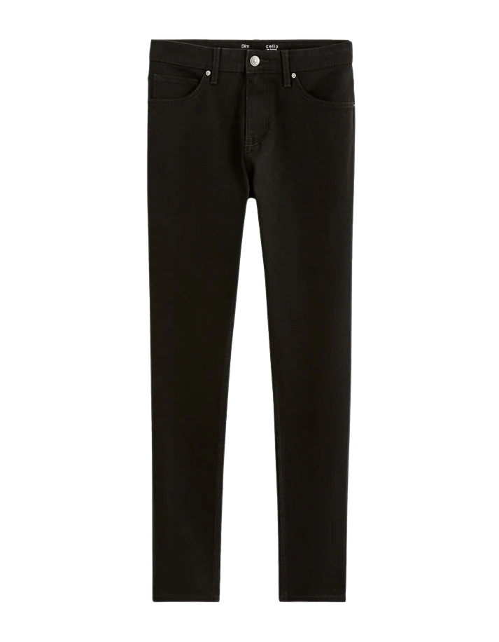 Foslim Noir Jeans Celio