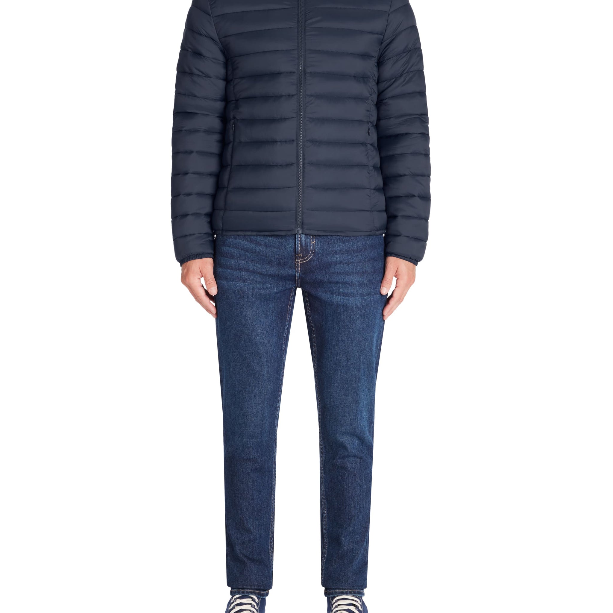 Fububble Navy Puffy Jacket Celio