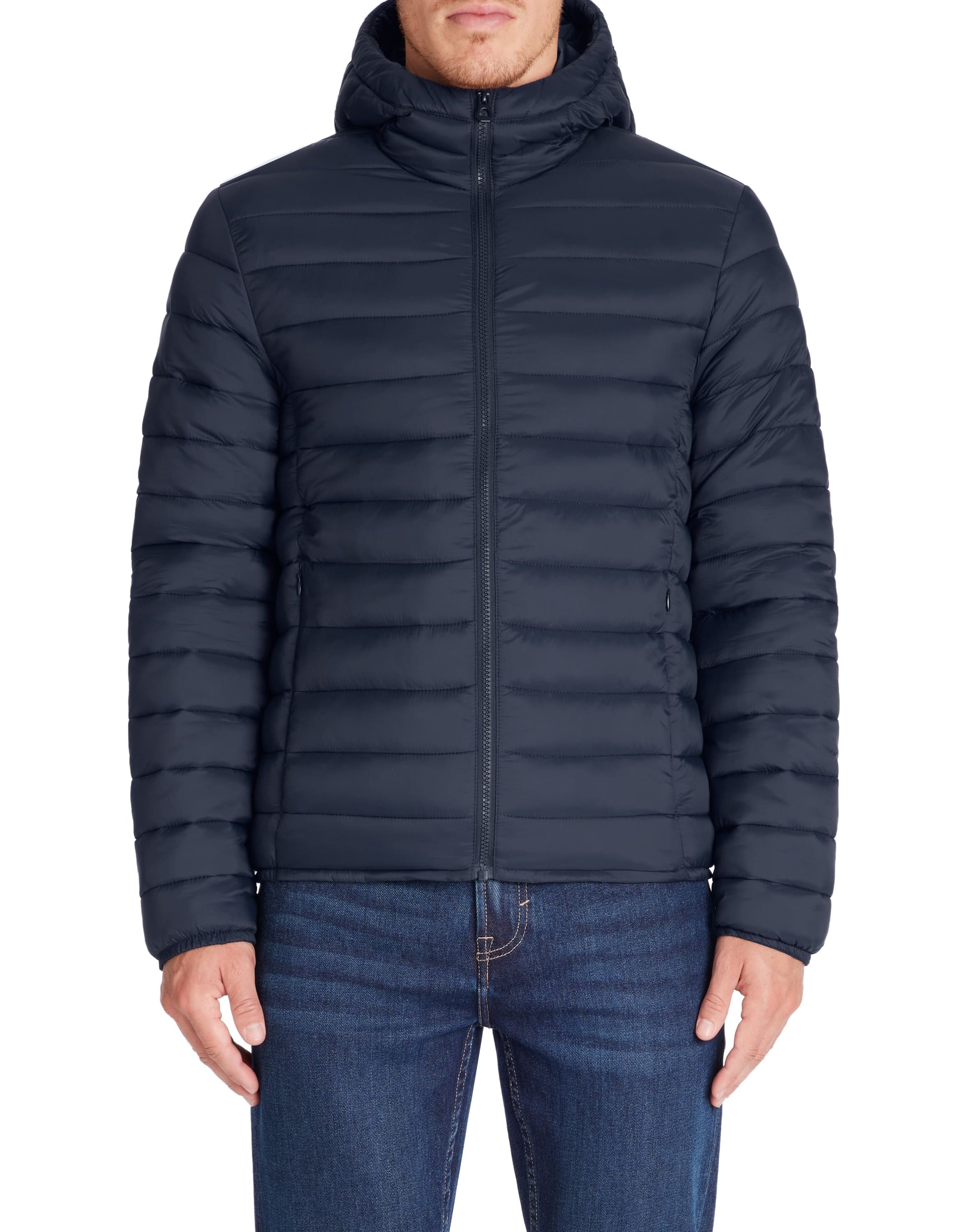 Fububble Navy Puffy Jacket Celio
