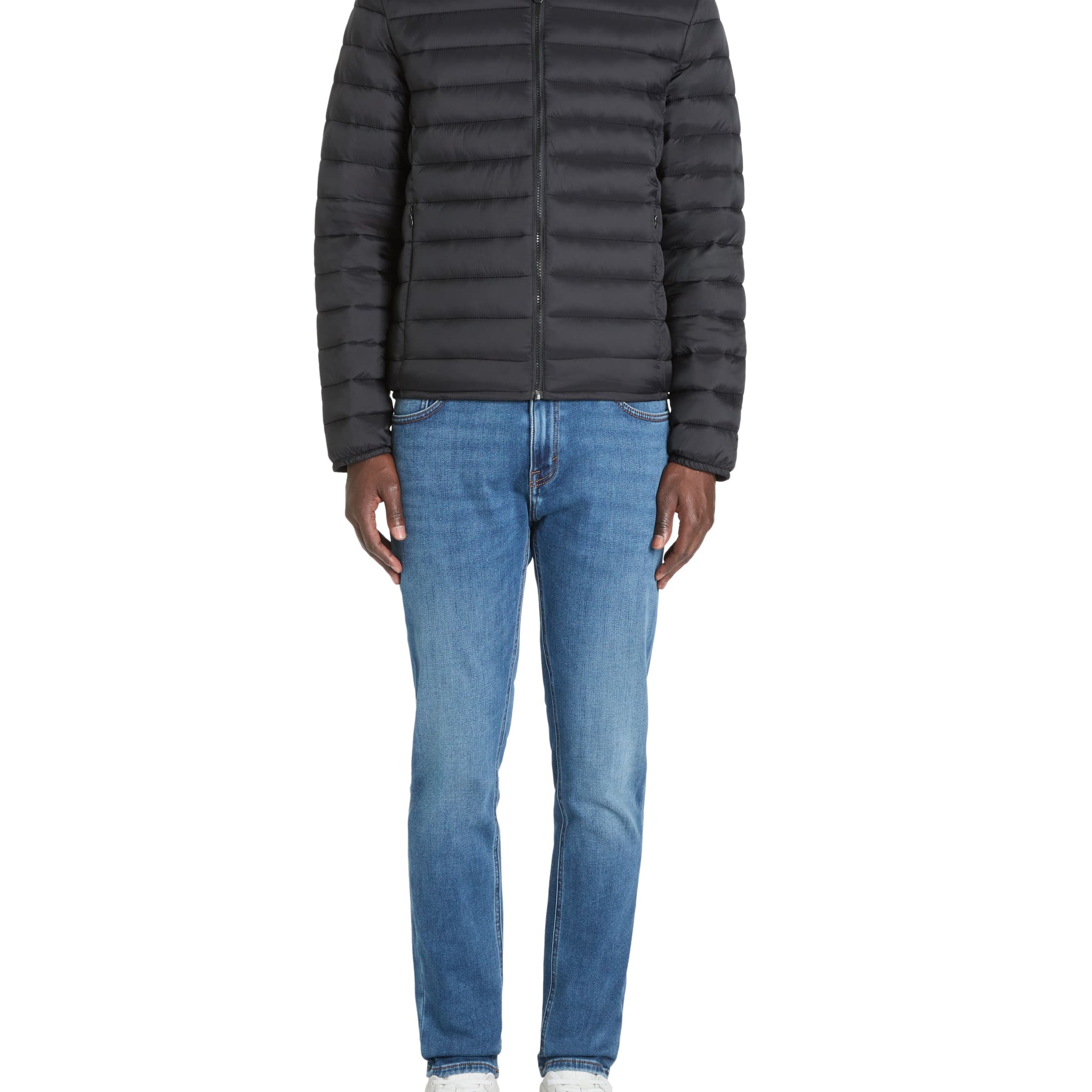 Fububble Black Puffy Jacket Celio