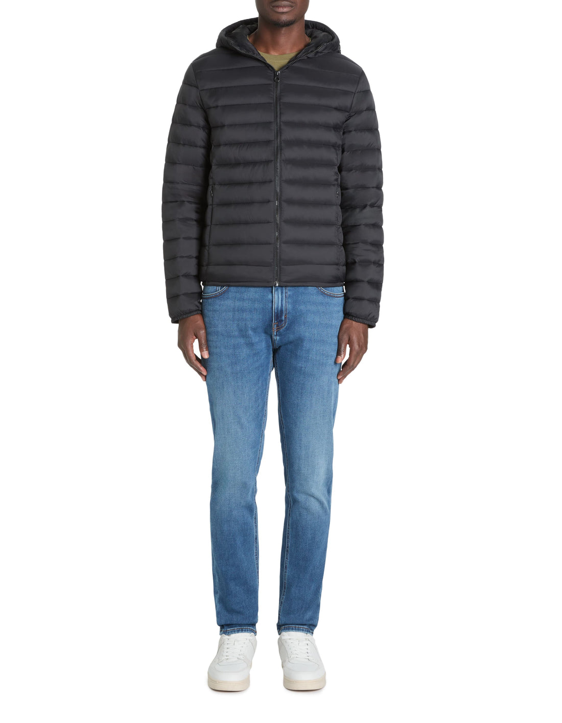 Fububble Black Puffy Jacket Celio