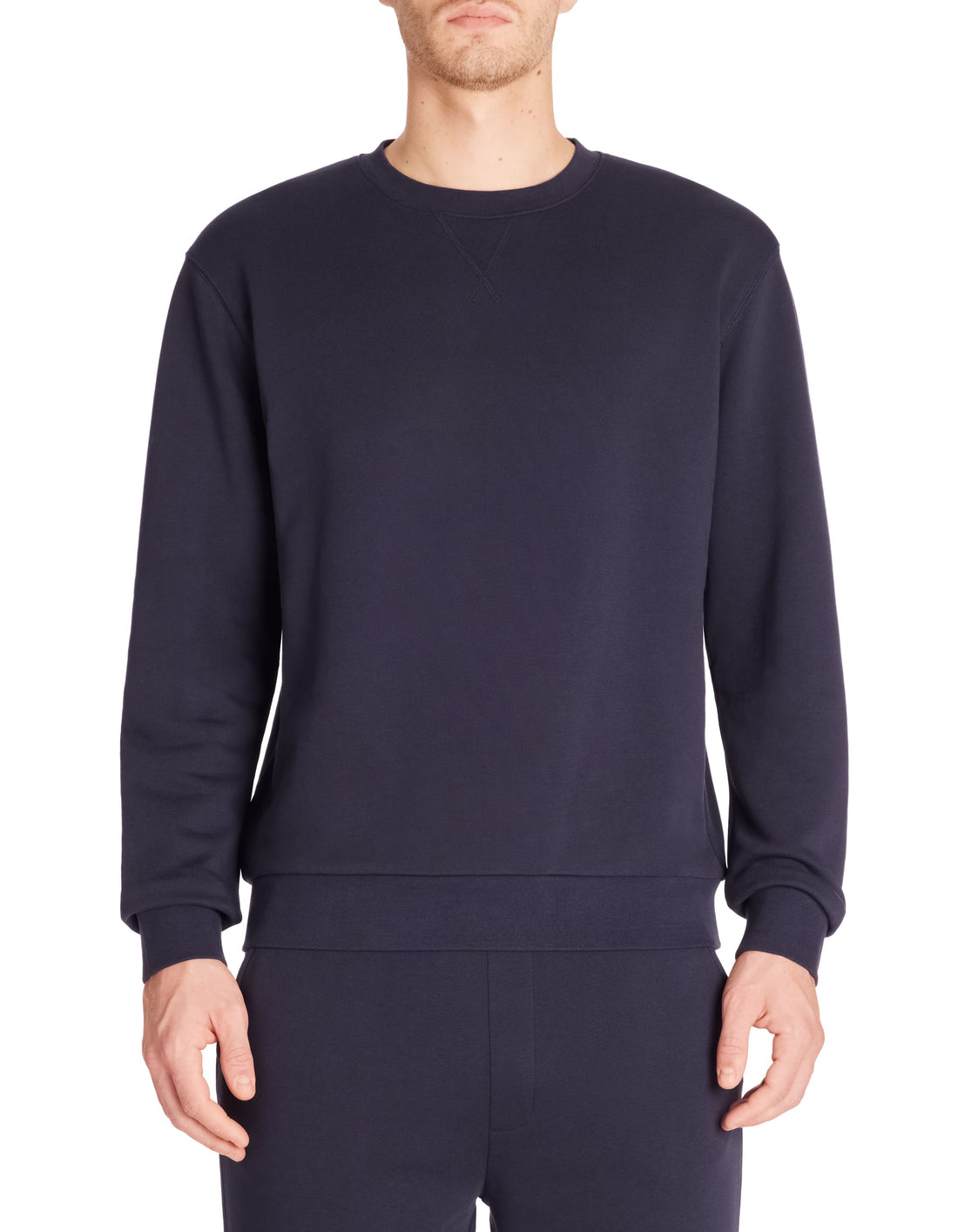 Feseven Navy Sweater