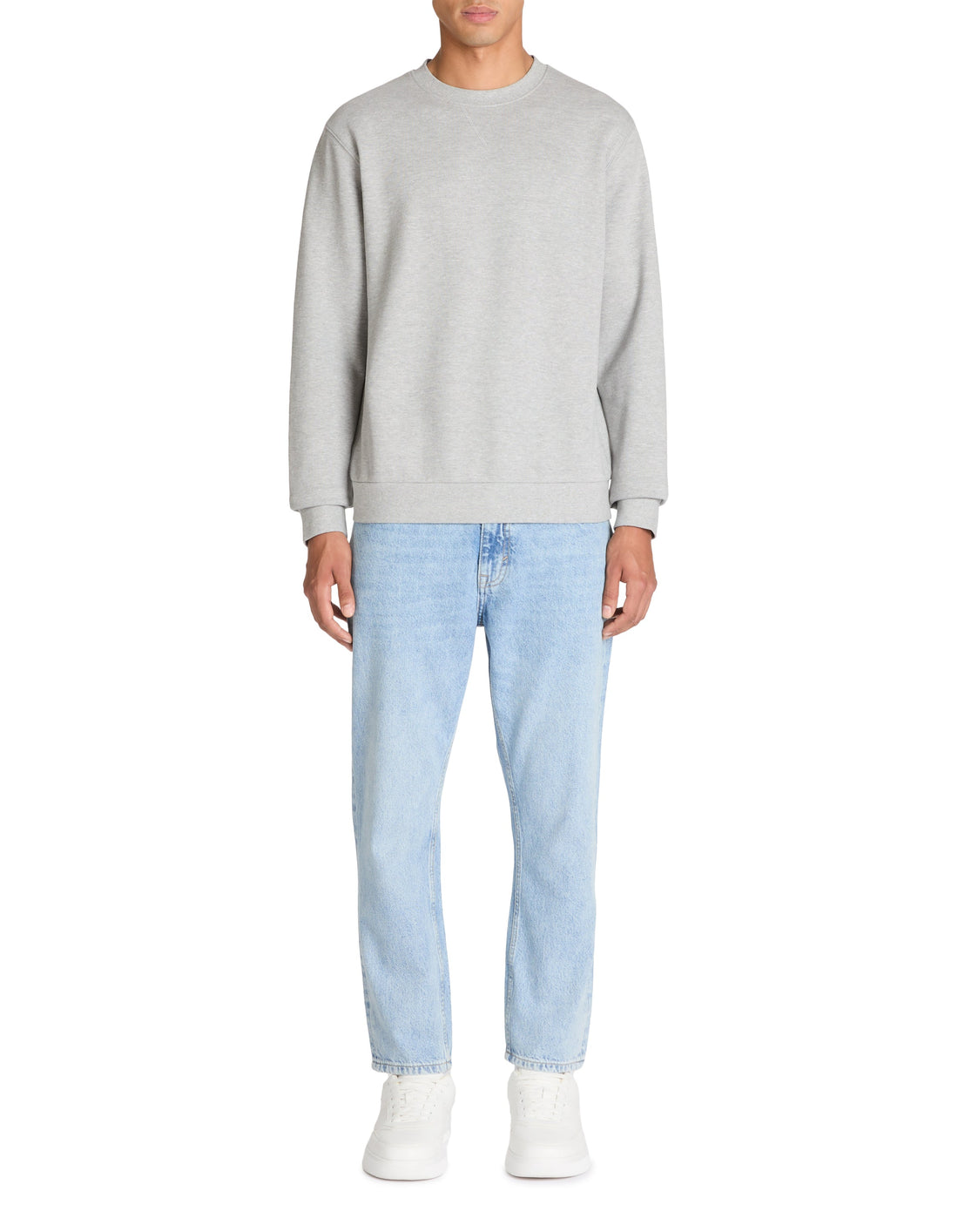 Feseven Heather Grey Sweater Celio
