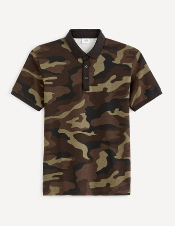 FEKAMO KHAKI CAMO SS POLO
