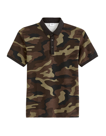 FEKAMO KHAKI CAMO SS POLO Celio