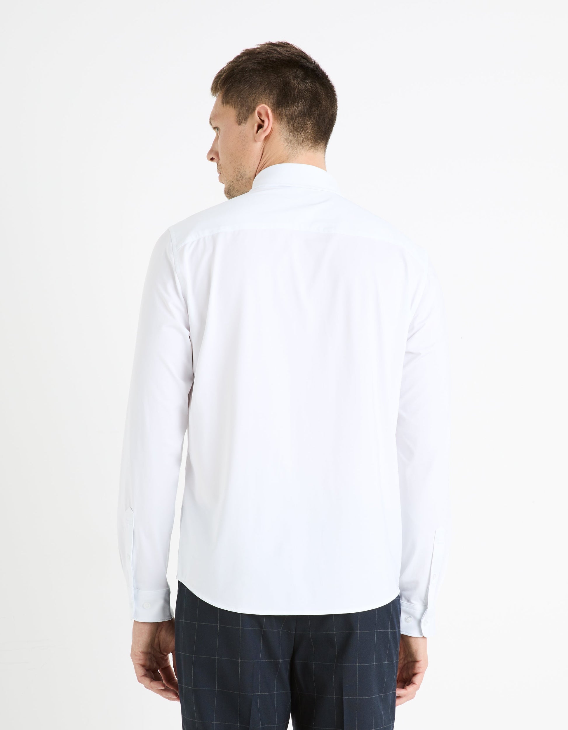 Fastretcho White Long Sleeves Shirt Celio