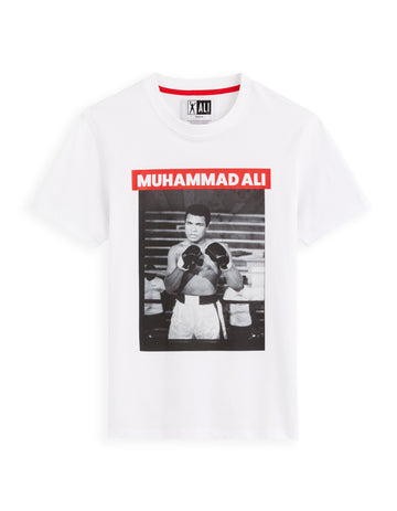 LDEALI OPTICAL WHITE TEE SHIRT