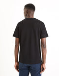 Gepik Black Short Sleeves Tshirt Celio