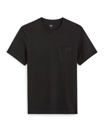 Gepik Black Short Sleeves Tshirt
