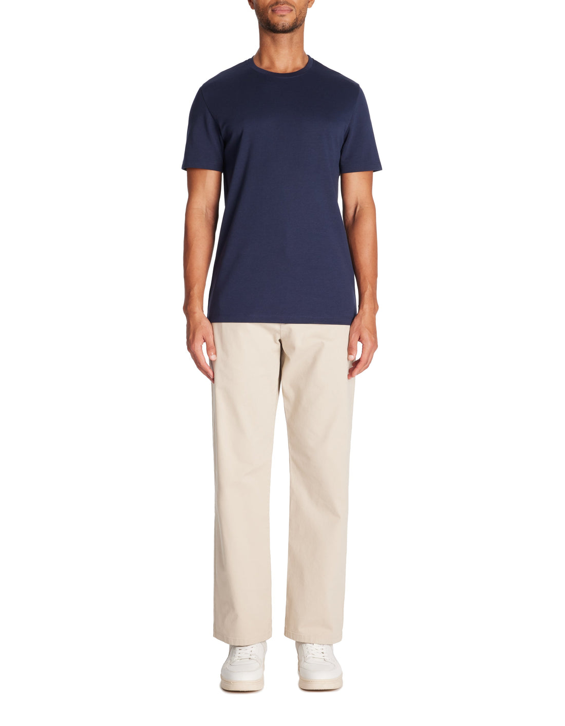 Geteboude Navy Short Sleeves Tshirt Celio
