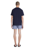 pyjama tshirt uni + short carreaux