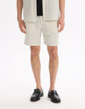 Short lin raye maille