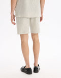 Short lin raye maille