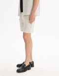 Short lin raye maille