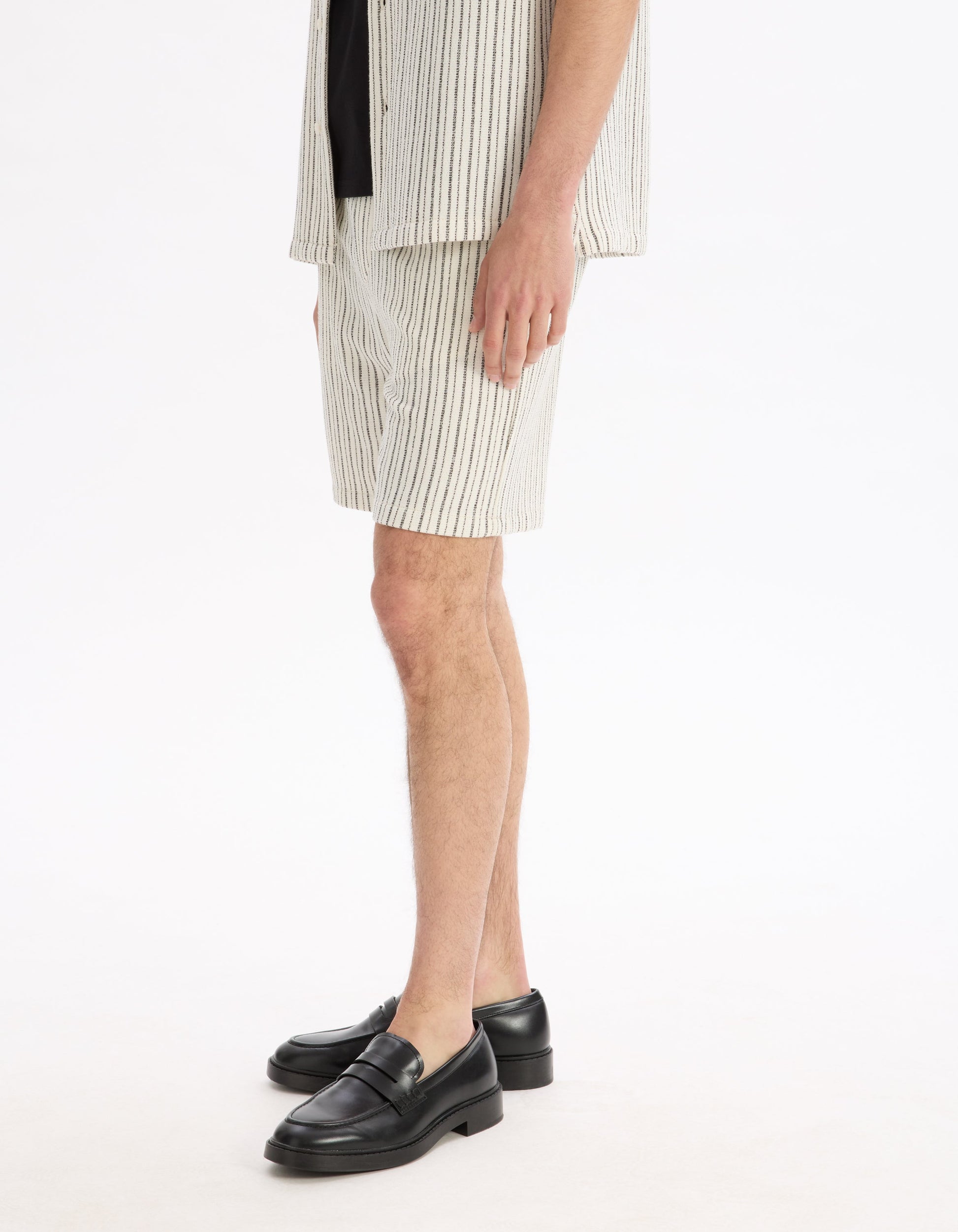 Short lin raye maille