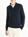 Navy Turtle Neck Jumper