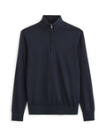 Navy Turtle Neck Jumper