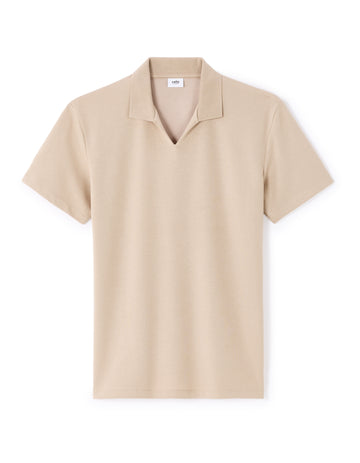 GEHAIR Short sleeves Polo-sand