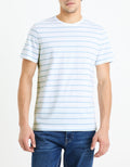 Tshirt basique col rond  - rayures