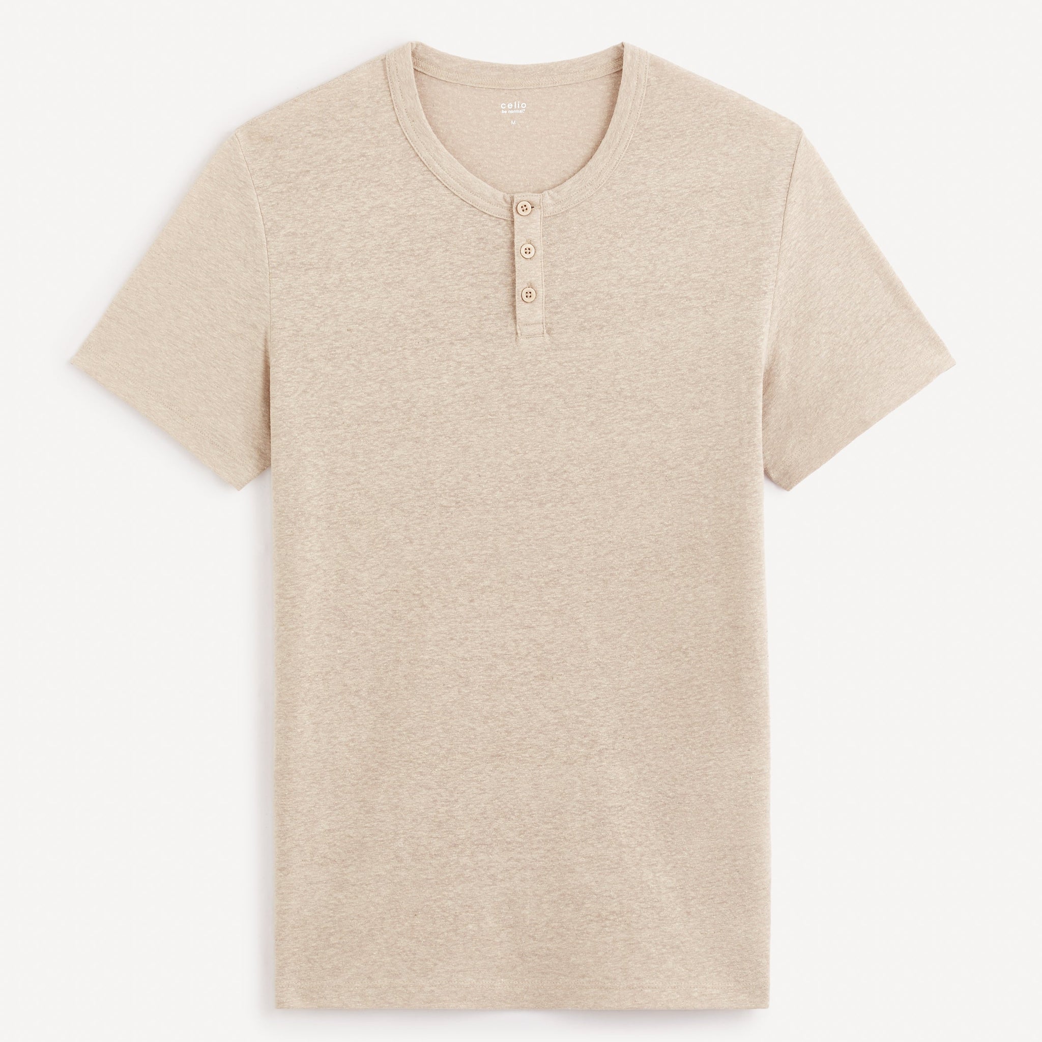 Tshirt col henley