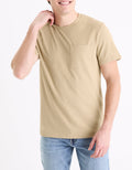 Gepostel Light Taupe Short Sleeves Tshirt Celio