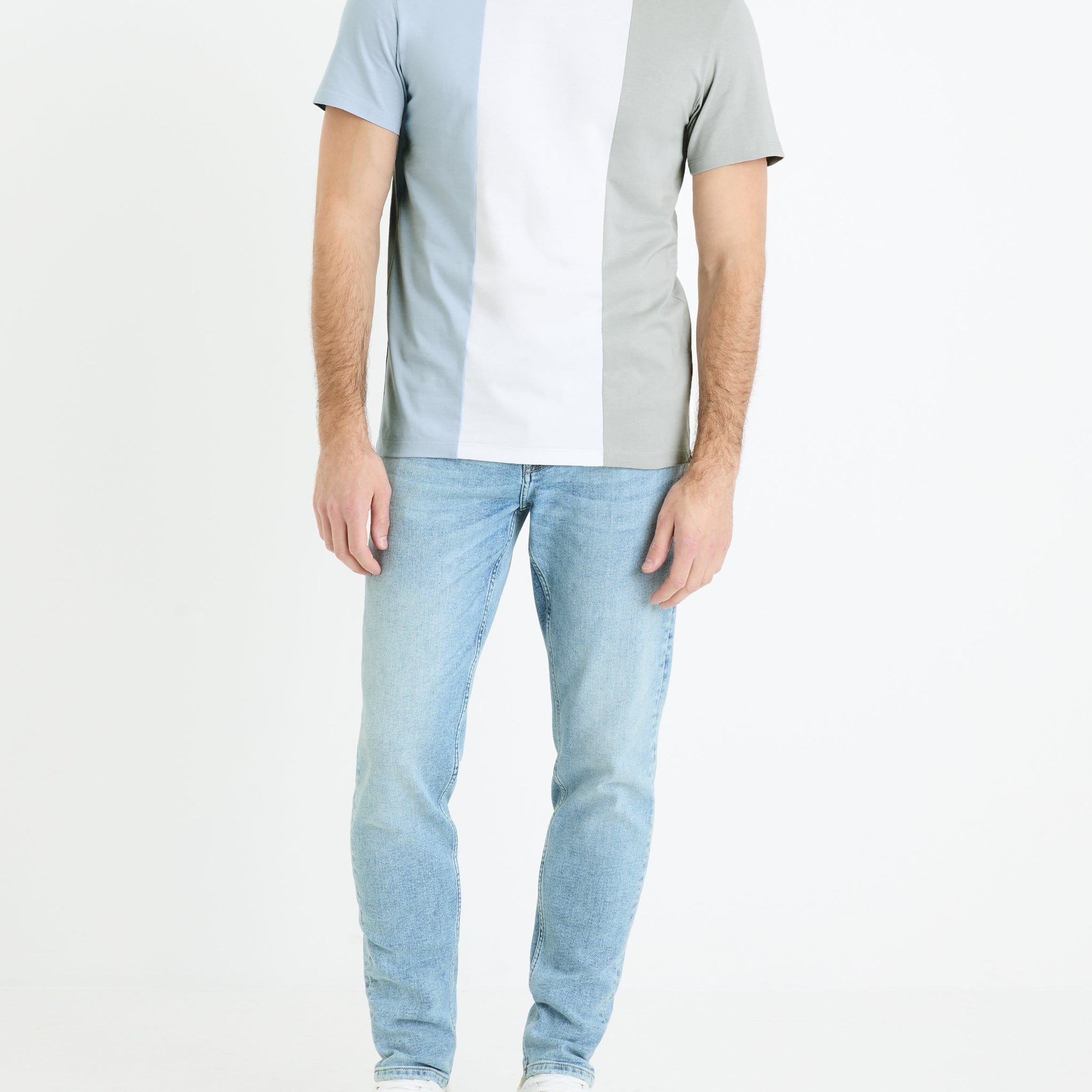 Slim3L Bleached Jean 3 Lengths