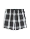 pyjama tshirt uni + short carreaux