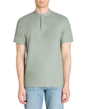 Gesohel Greenish Grey Short Sleeves Polo Celio