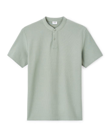Gesohel Greenish Grey Short Sleeves Polo