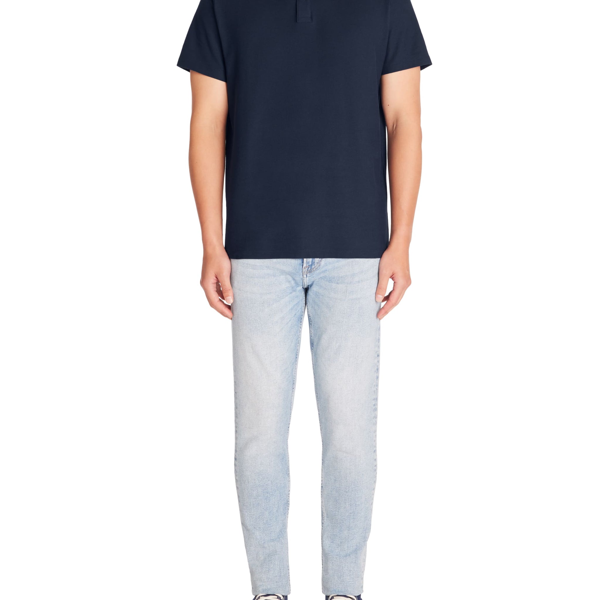 Gesohel Navy Short Sleeves Polo