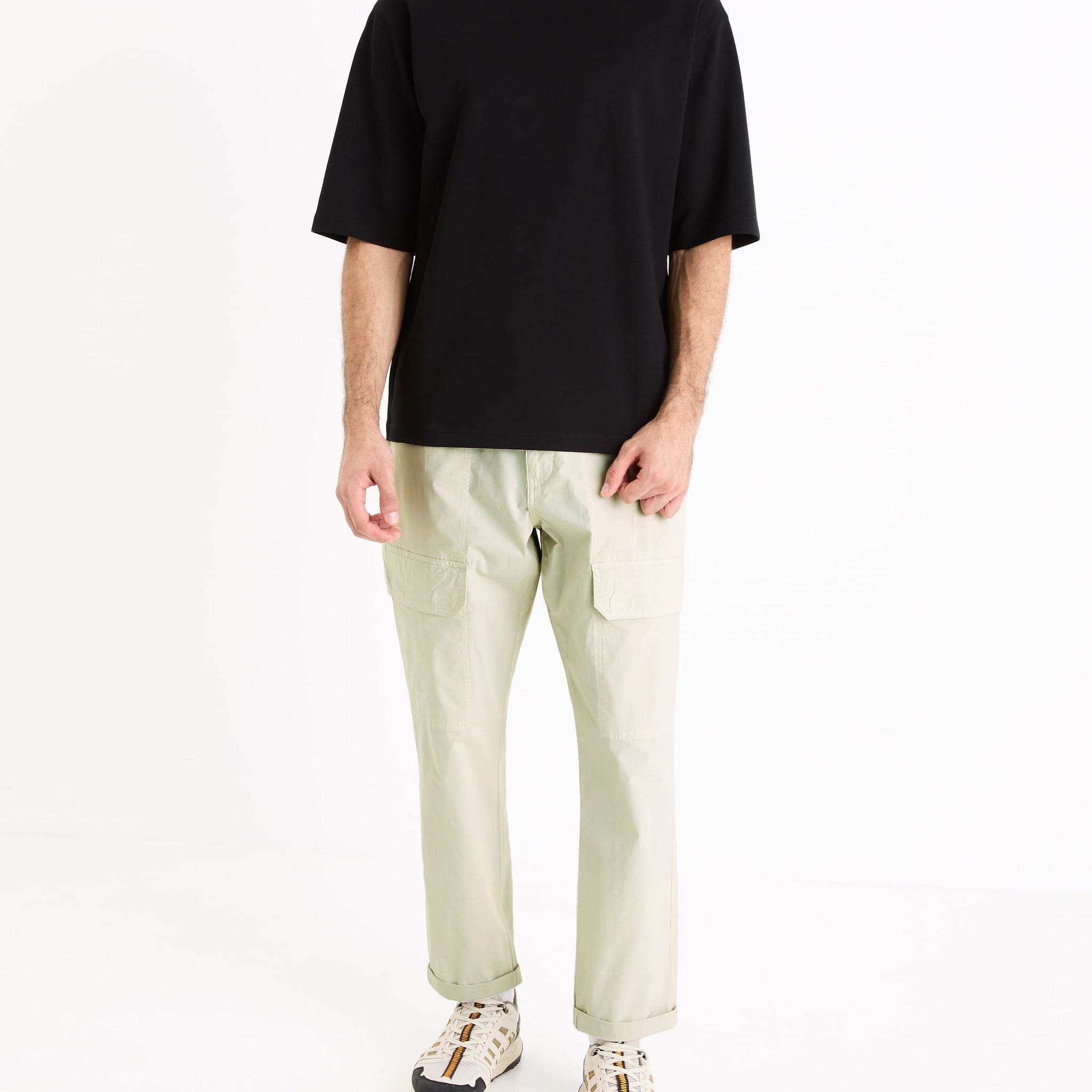 Gehem Black Short Sleeves Tshirt