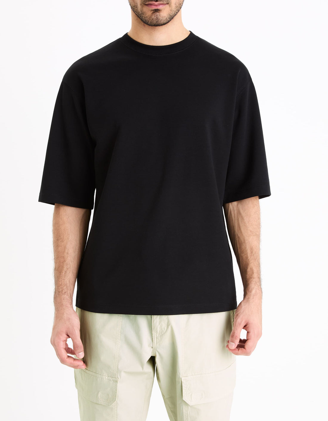 Gehem Black Short Sleeves Tshirt