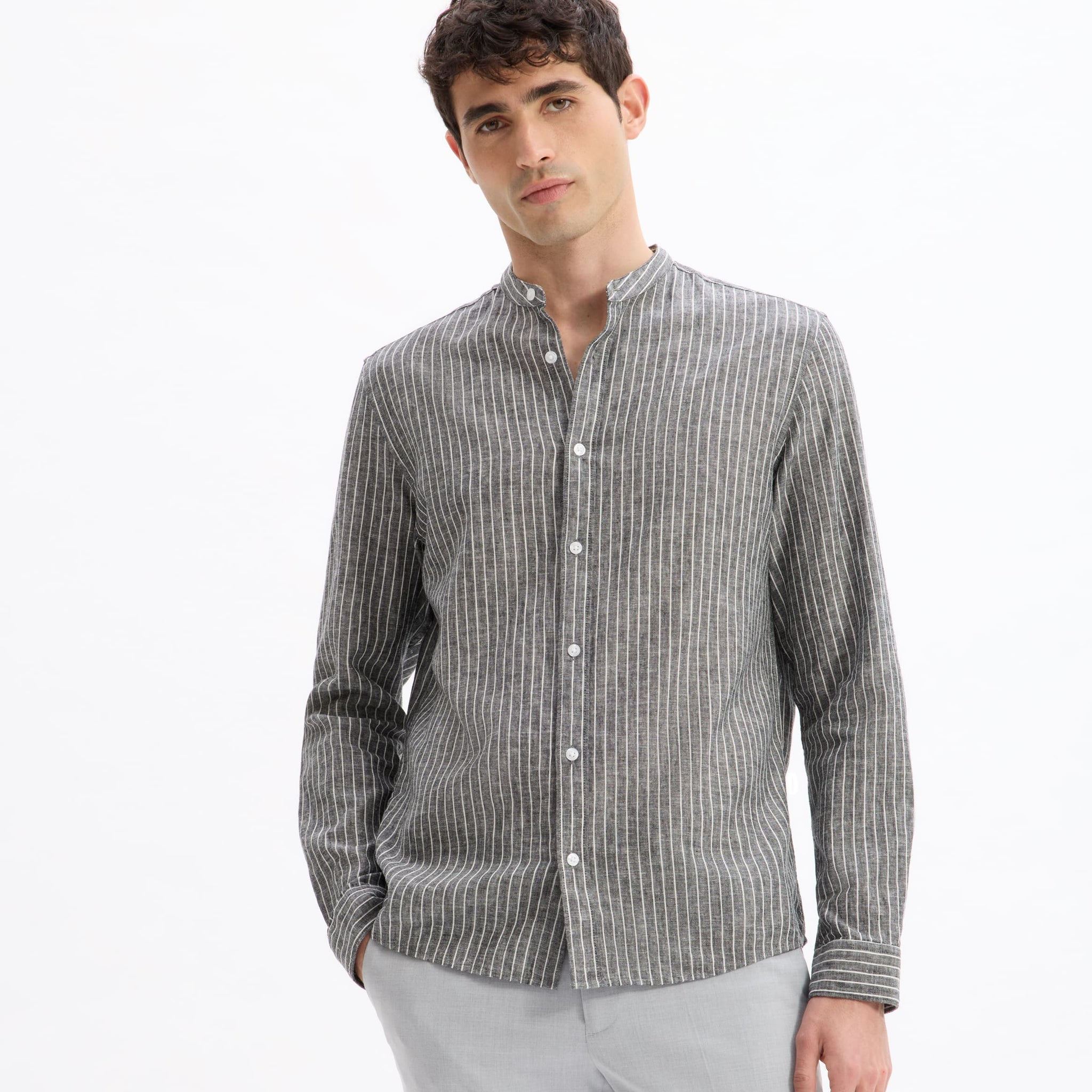 Galinco Ray Black Long Sleeves Shirt Celio