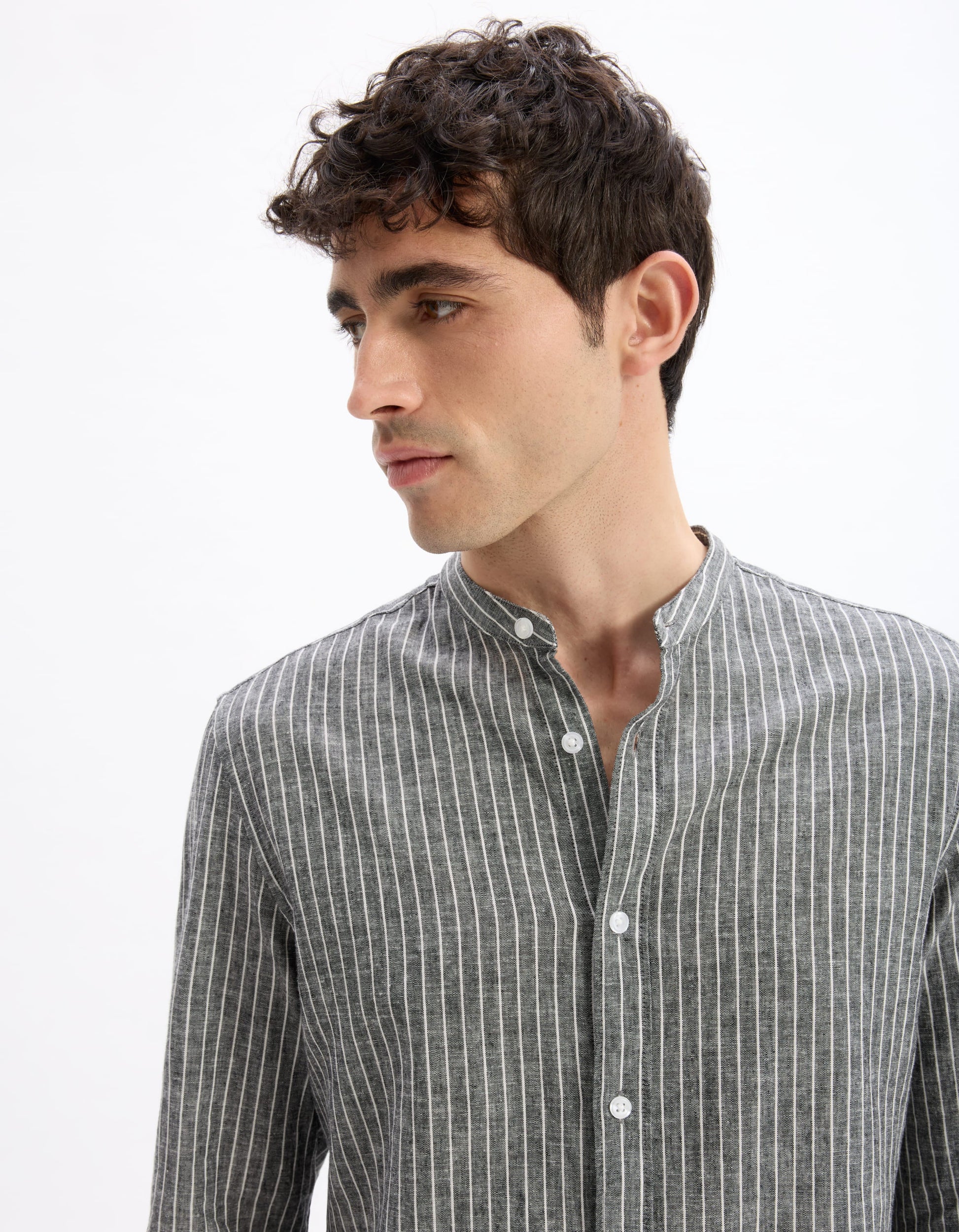 Galinco Ray Black Long Sleeves Shirt Celio