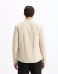 Galinco Ray Naturel Long Sleeves Shirt Celio