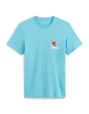 Getienne Light Blue Short Sleeves Tshirt