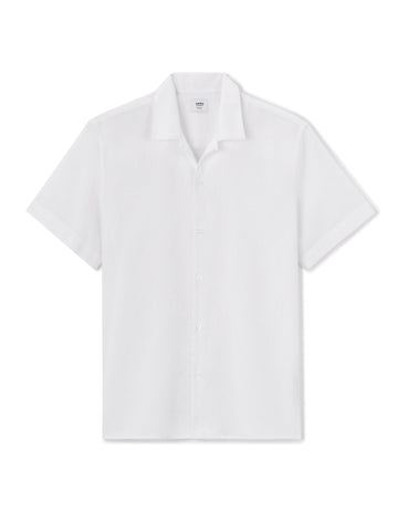 Chemise manche courte Lin et Coton