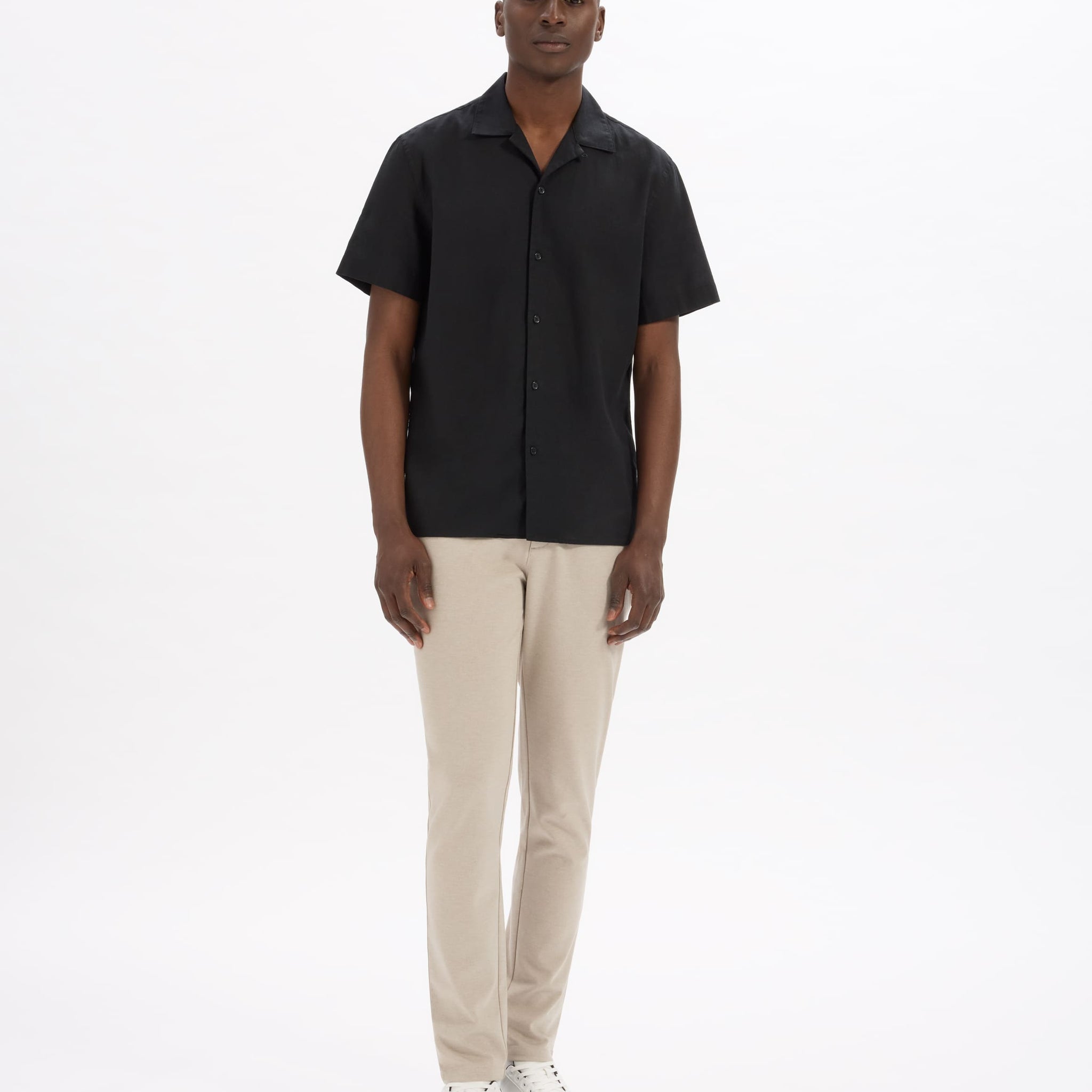 Gaculinco Black Short Sleeves Shirt Celio