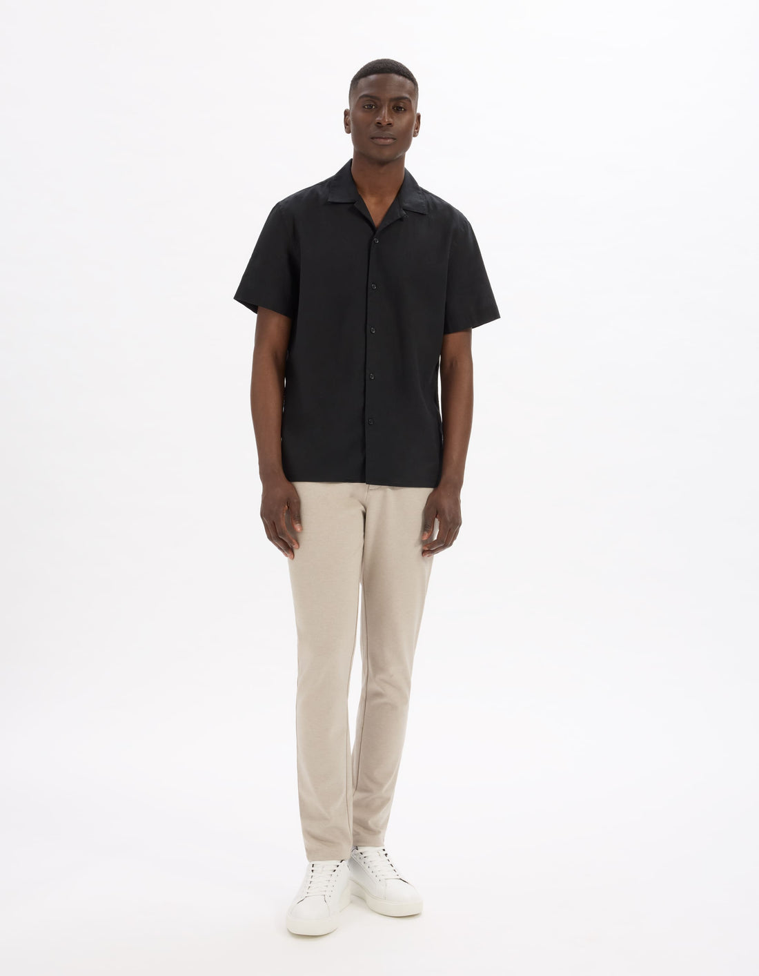 Gaculinco Black Short Sleeves Shirt Celio