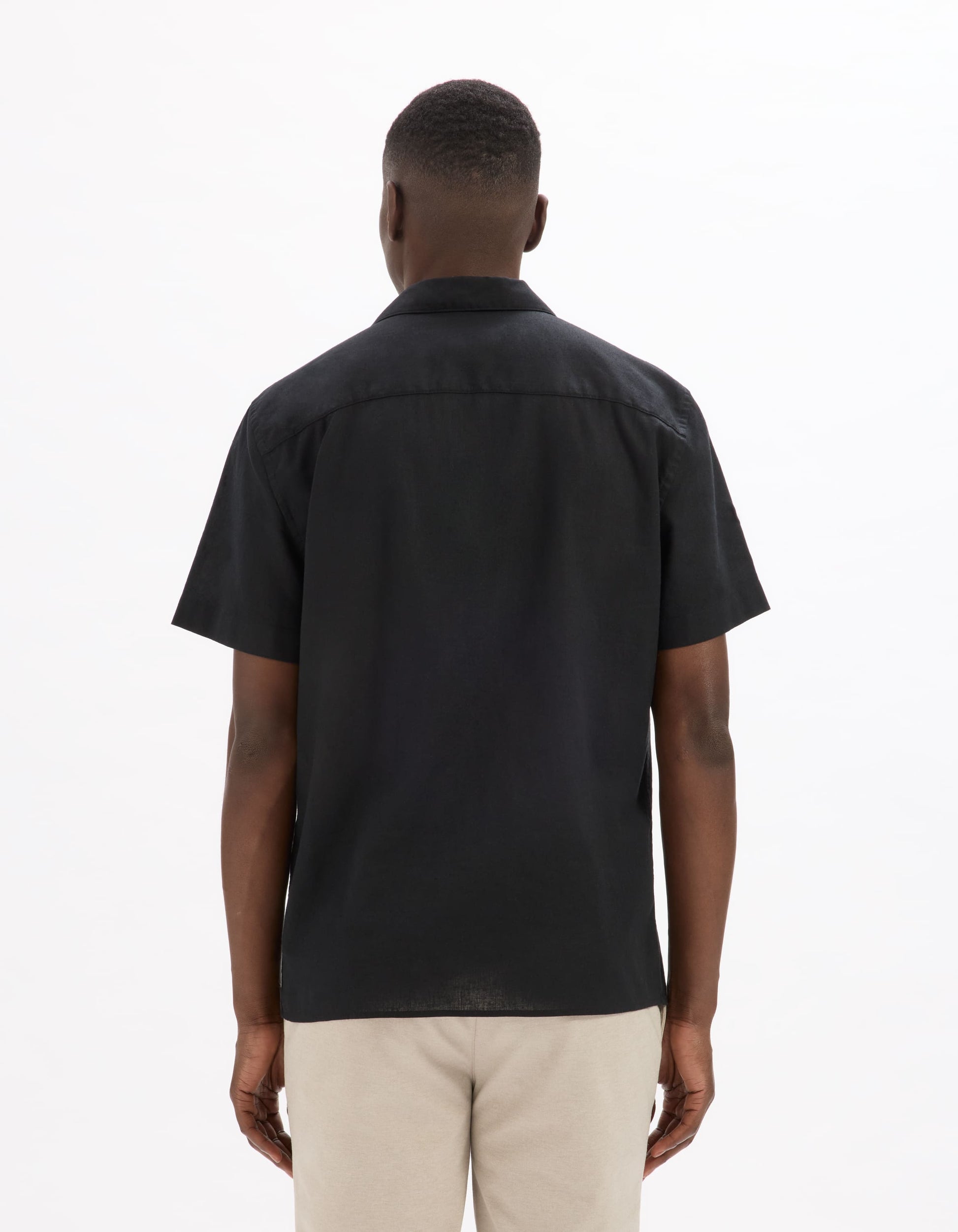 Gaculinco Black Short Sleeves Shirt Celio