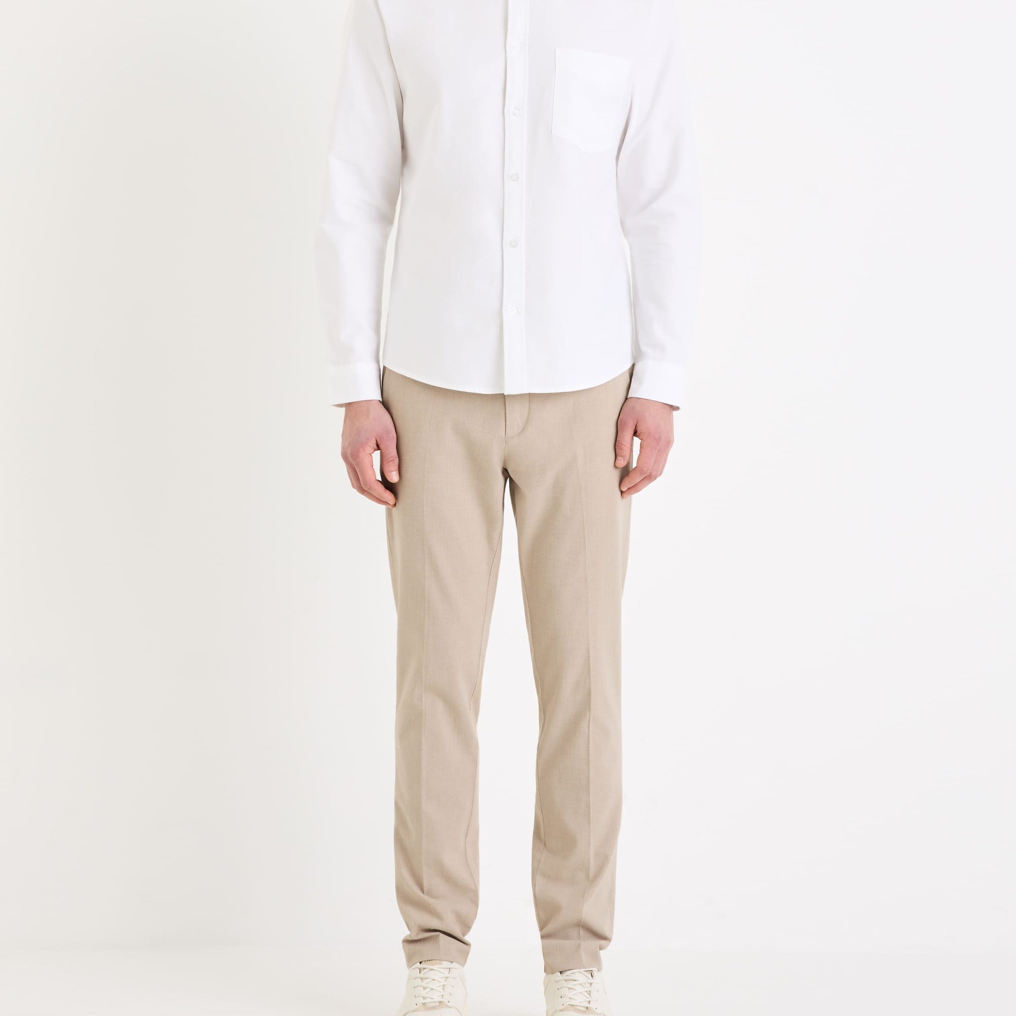 Daxfordmao White Long Sleeves Shirt Celio