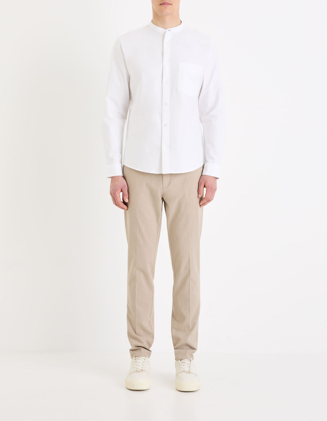 Daxfordmao White Long Sleeves Shirt Celio