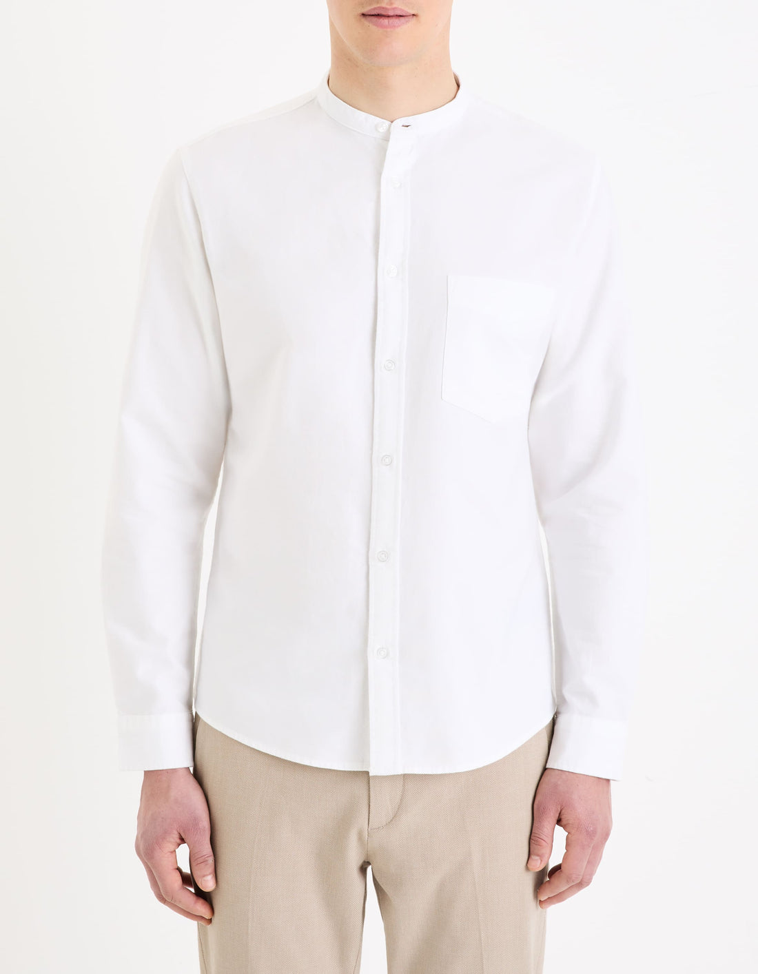 Daxfordmao White Long Sleeves Shirt Celio