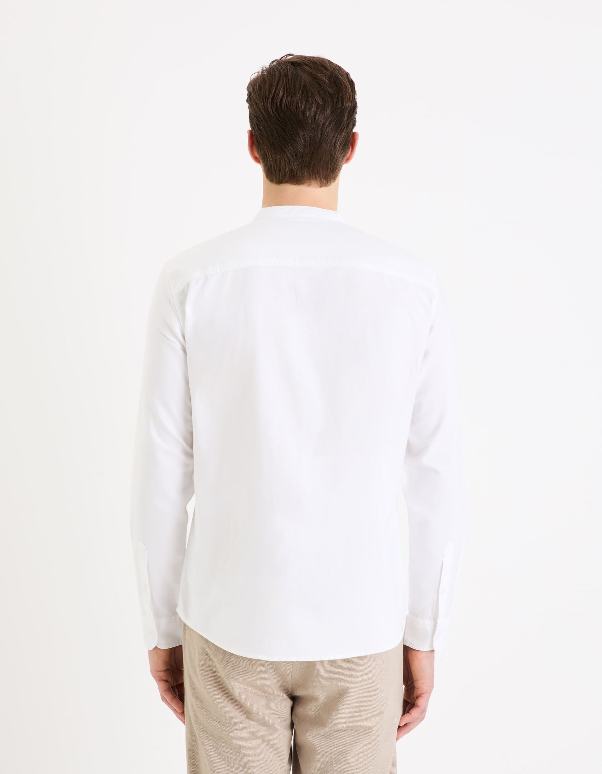 Daxfordmao White Long Sleeves Shirt Celio