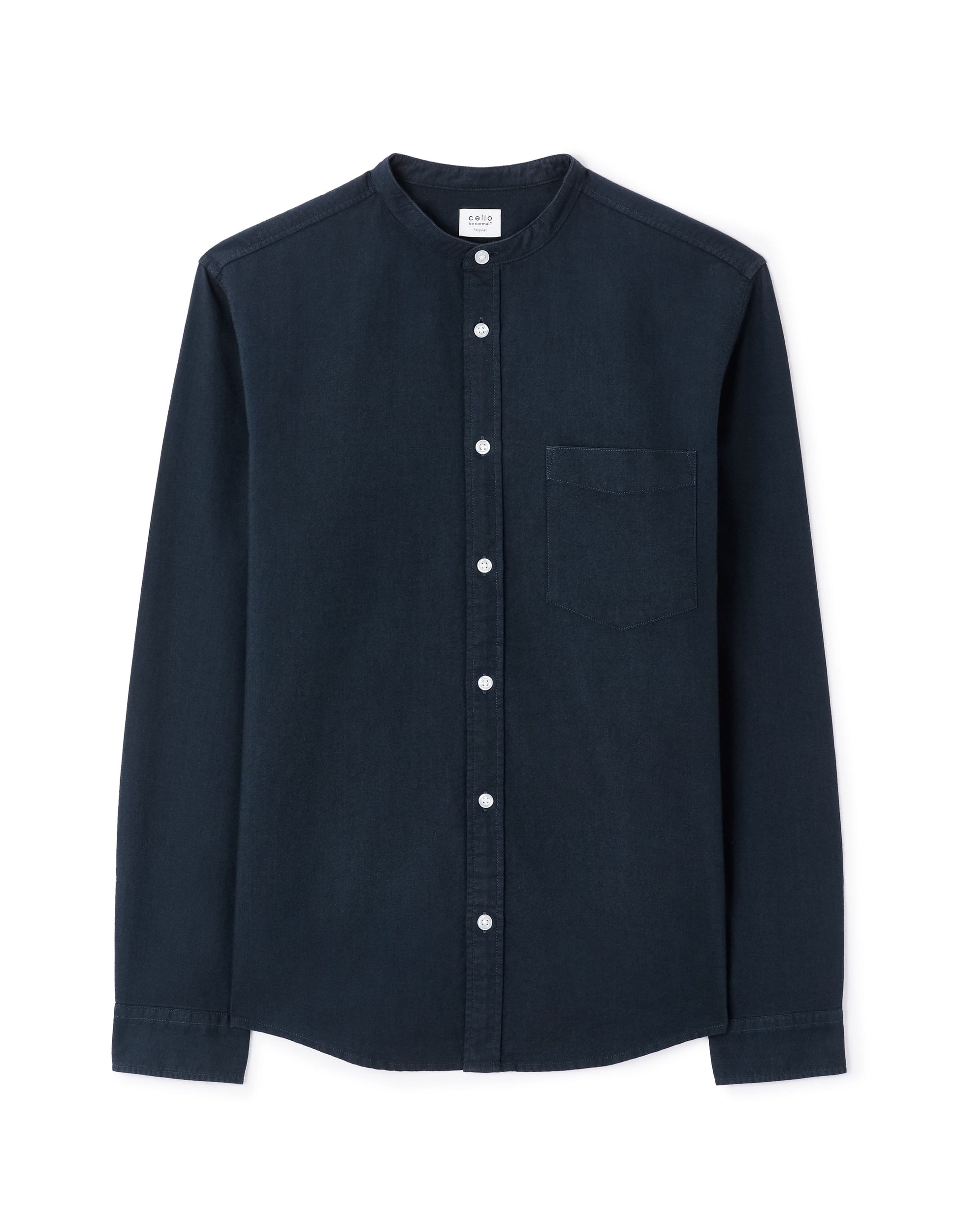 Daxfordmao Dark Navy Long Sleeves Shirt Celio