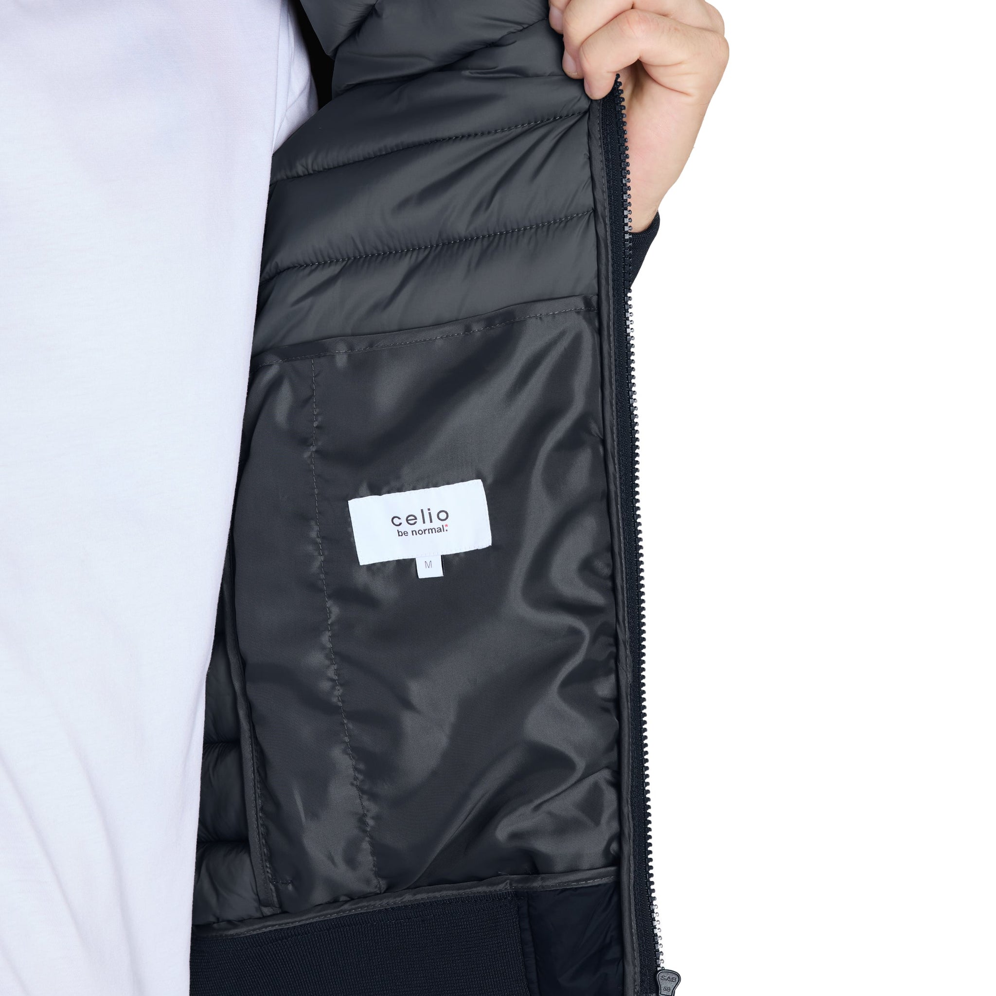 Julighty Navy Puffy Jacket Celio